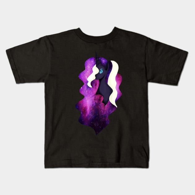 Nightmare Ponies Mane 6 - Rarity Kids T-Shirt by ASinglePetal